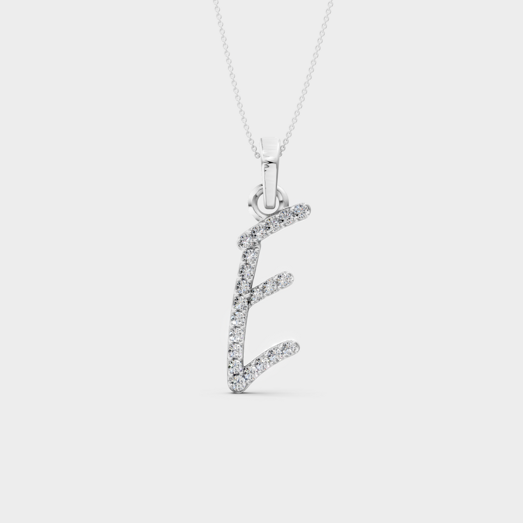 E Gold Pendant