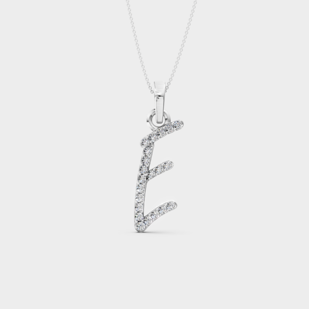 E Gold Pendant