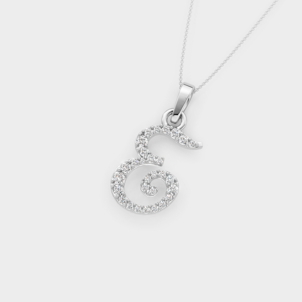 E Gold Necklace