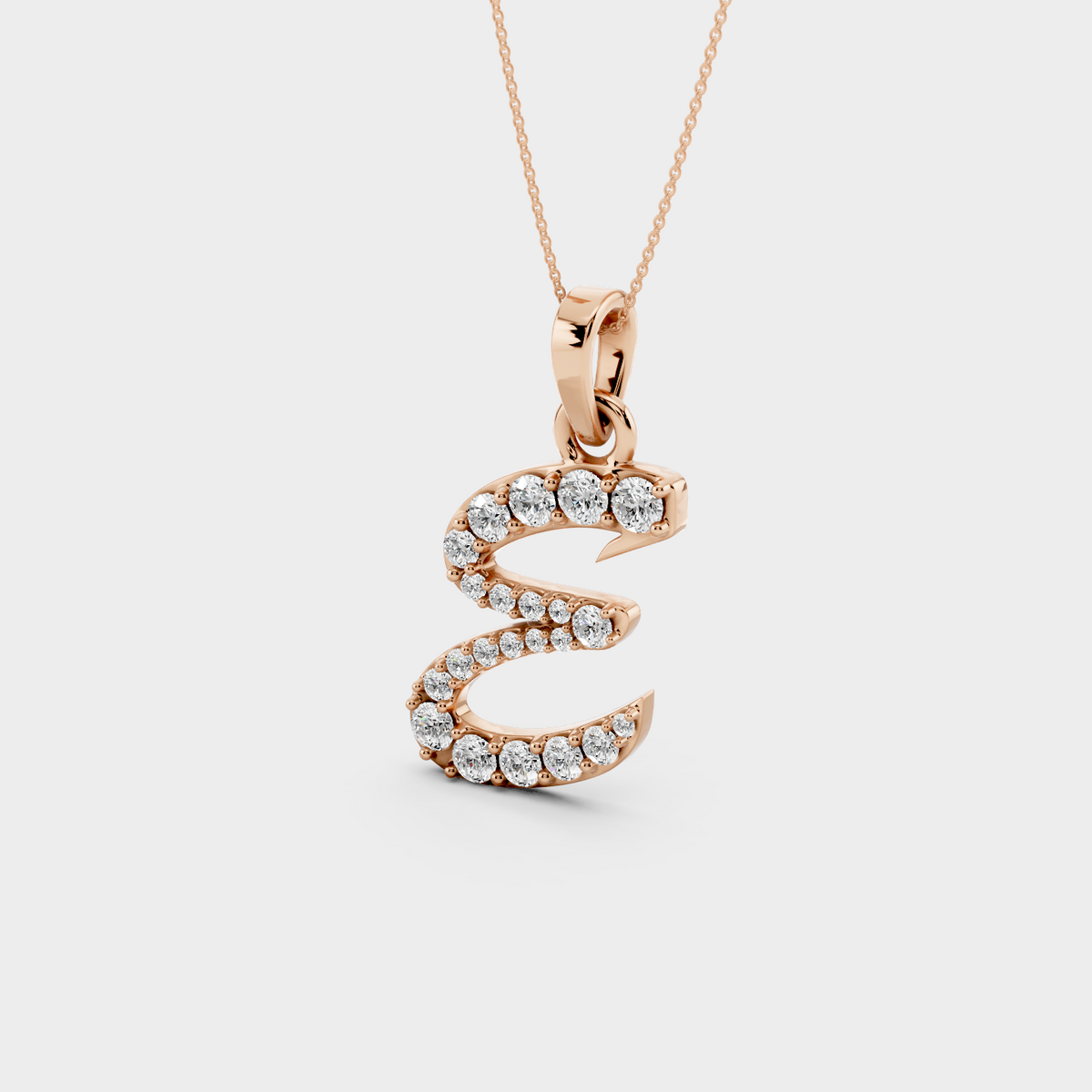 E Letter Pendant