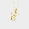 Diamond E Necklace