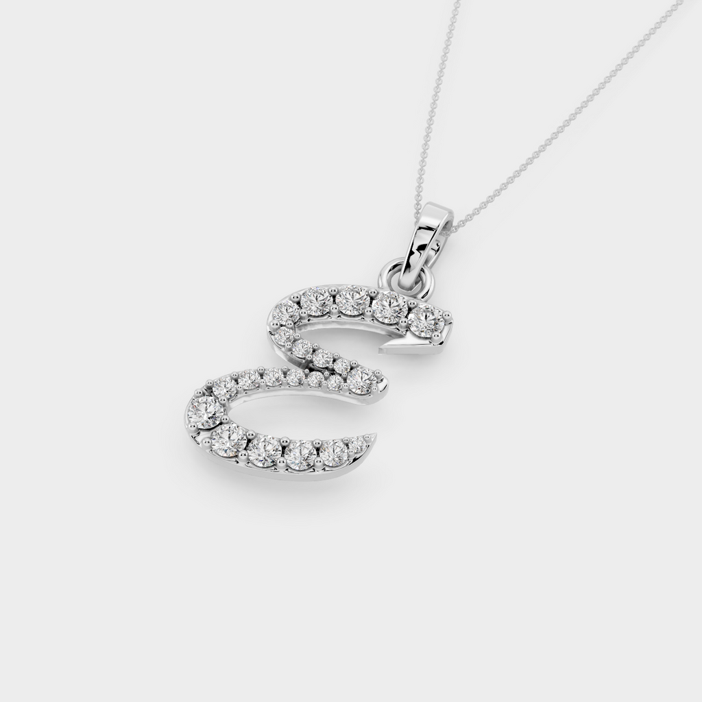 E Letter Pendant