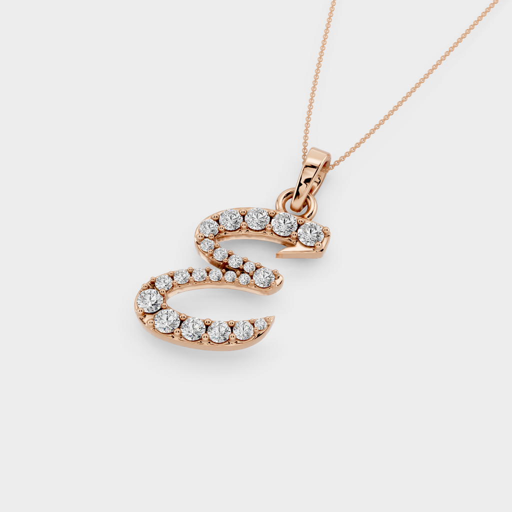 E Letter Pendant