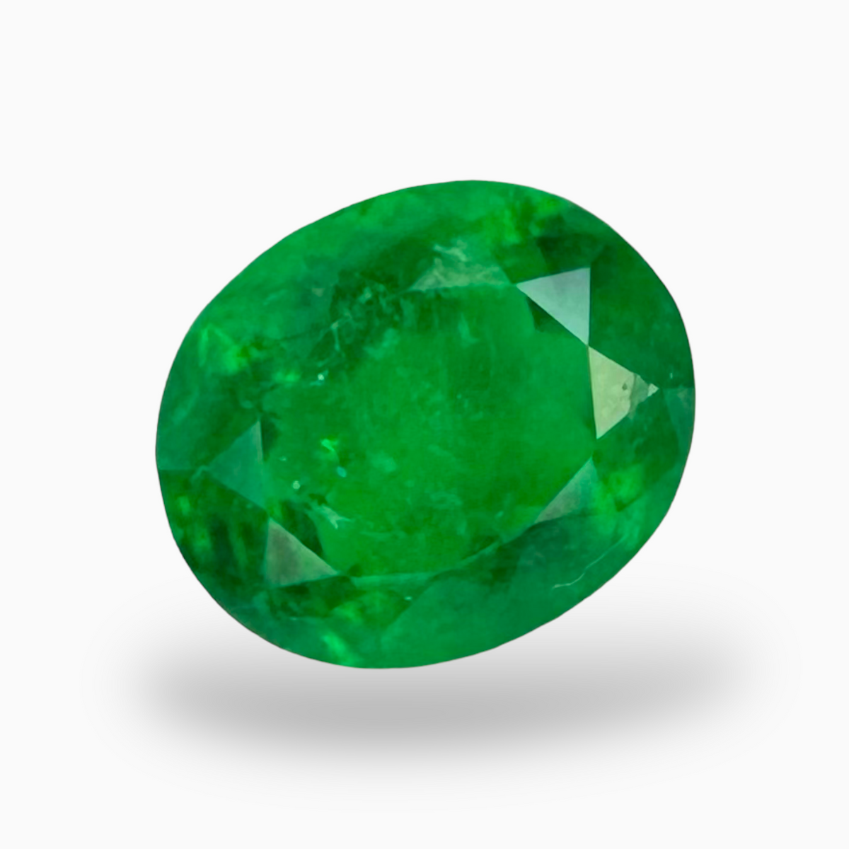 Emerald Colombian Stone Oval Cut 2.65 Carats 9x7 mm