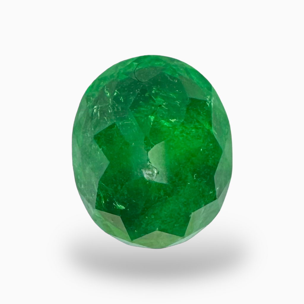 Emerald Colombian Stone Oval Cut 2.65 Carats 9x7 mm