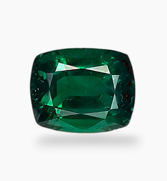 Natural Zambian Emerald Stone 3.35 Carat Cushion Shape Size 9.6x7.7mm