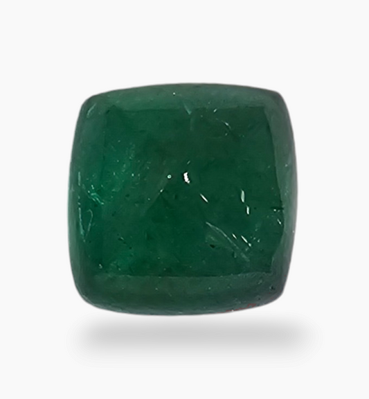 Natural Zambian Emerald Stone 2.21 Carat Sugarloof Shape Size 8.6x8.6mm