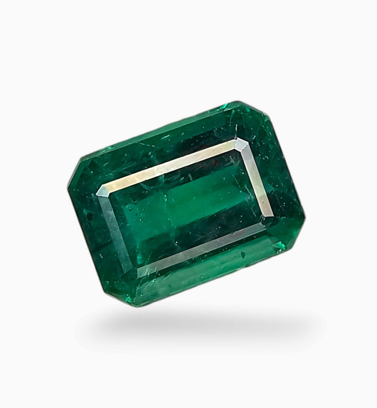 Natural Zambian Emerald Stone 4.31 Carat Emerald Cut Shape Size 11x8.2mm