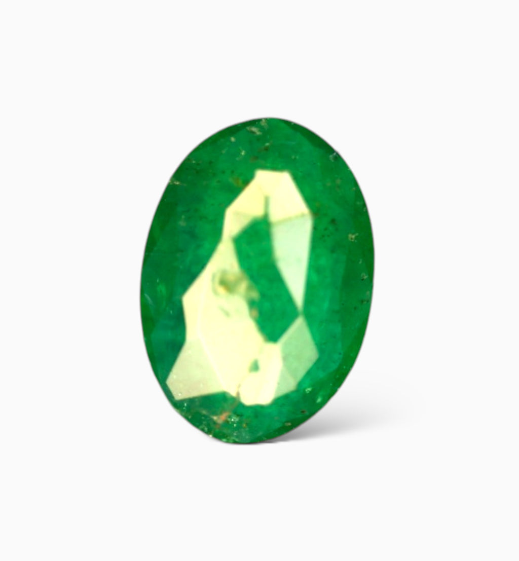 Natural Zambian Emerald Stone 0.44 Carat Oval Shape Size 7x5mm