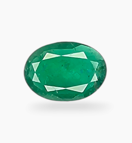 Natural Zambian Emerald Stone 0.46 Carat Oval Shape Size 7x5mm