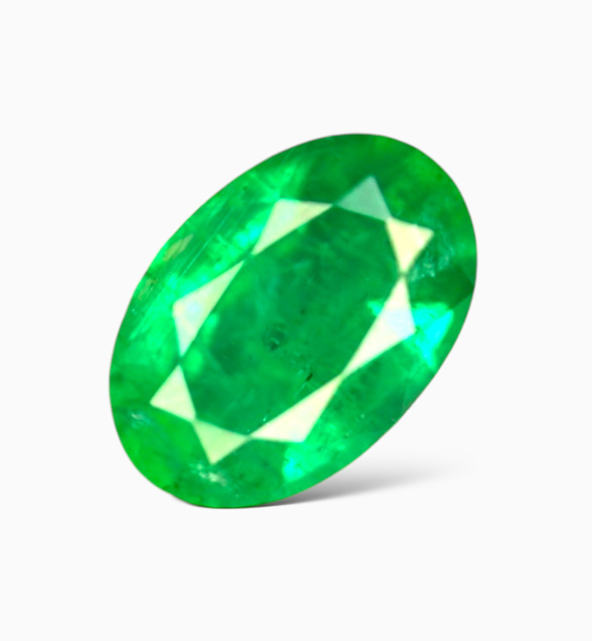 Natural Zambian Emerald Stone 0.48 carat Oval Shape Size 6x4.2mm