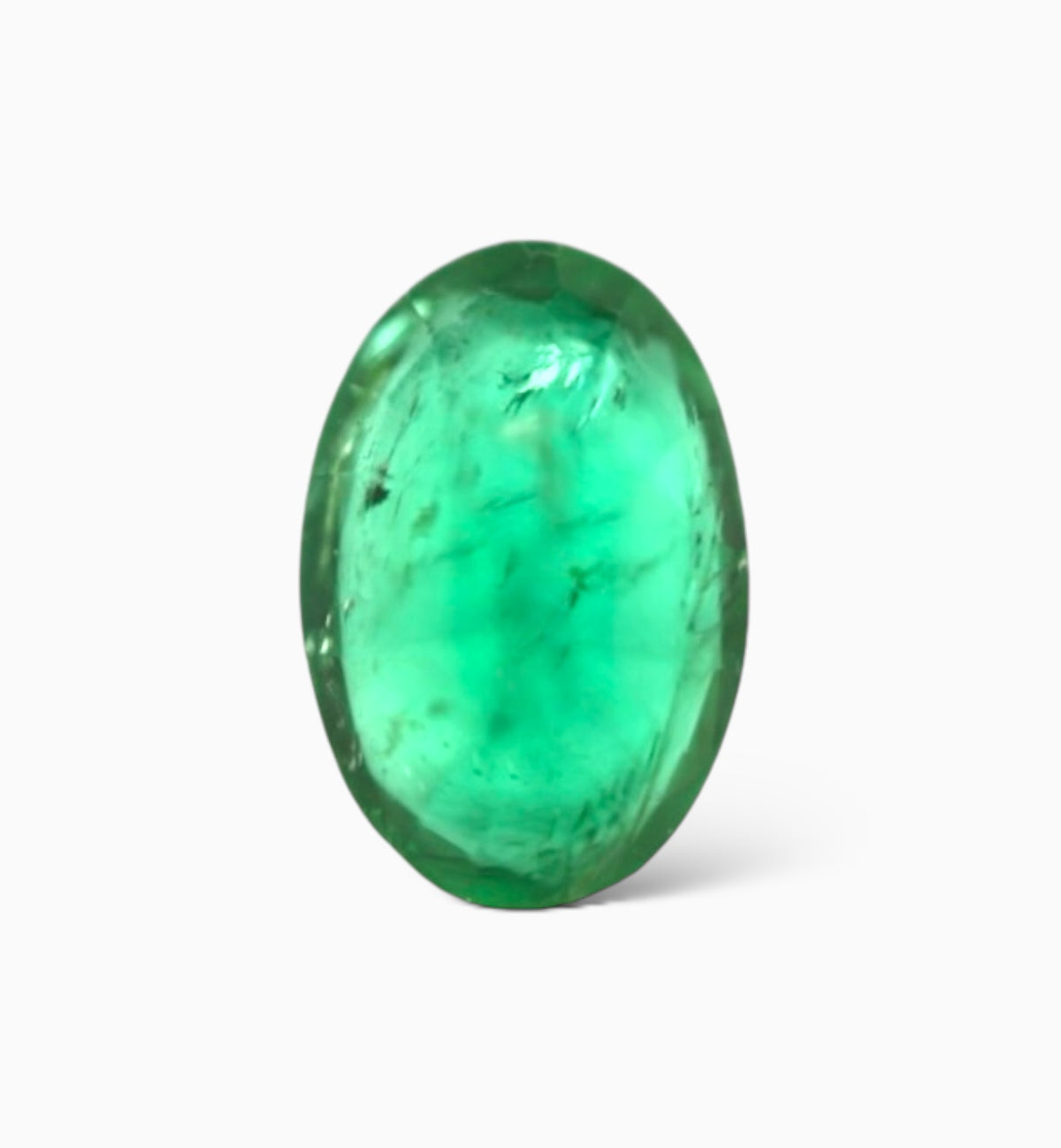 Natural Zambian Emerald Stone 0.49 carat Oval Shape Size 6.1x4.1mm