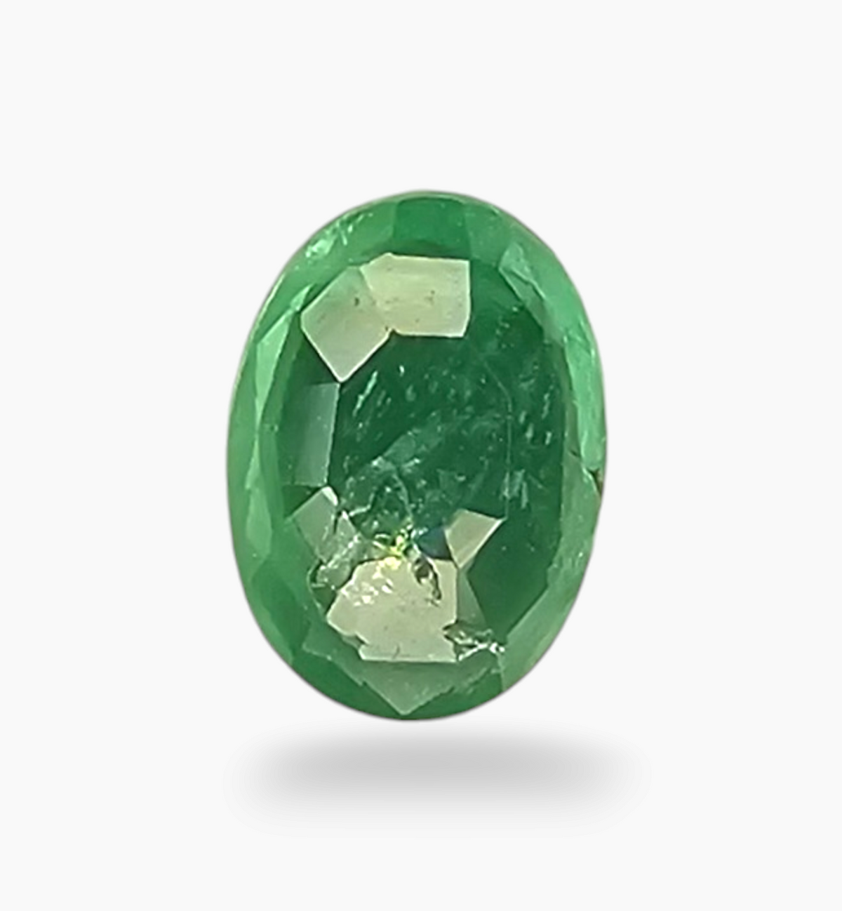 Natural Zambian Emerald Stone 0.72 Carat Oval Shape Size 7x5mm