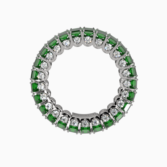 Emerald Ring  AnAhitA Silver
