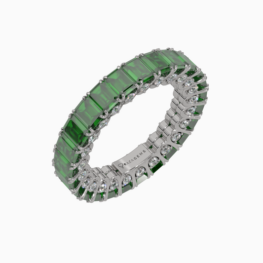 Emerald Ring  AnAhitA Silver