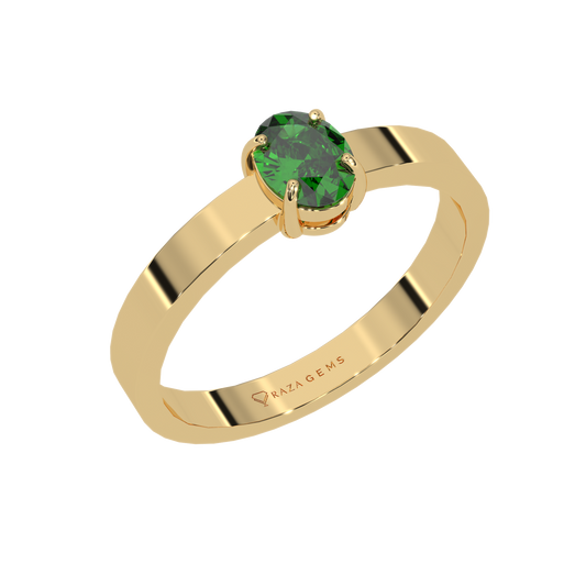 Emerald Ring  ArsalAn 18K Yellow Gold