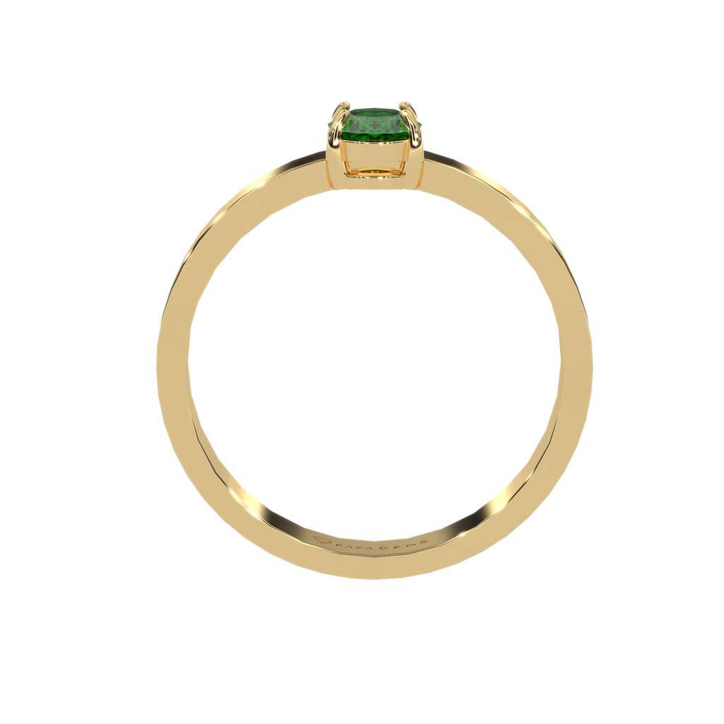 Emerald Ring  ArsalAn 18K Yellow Gold