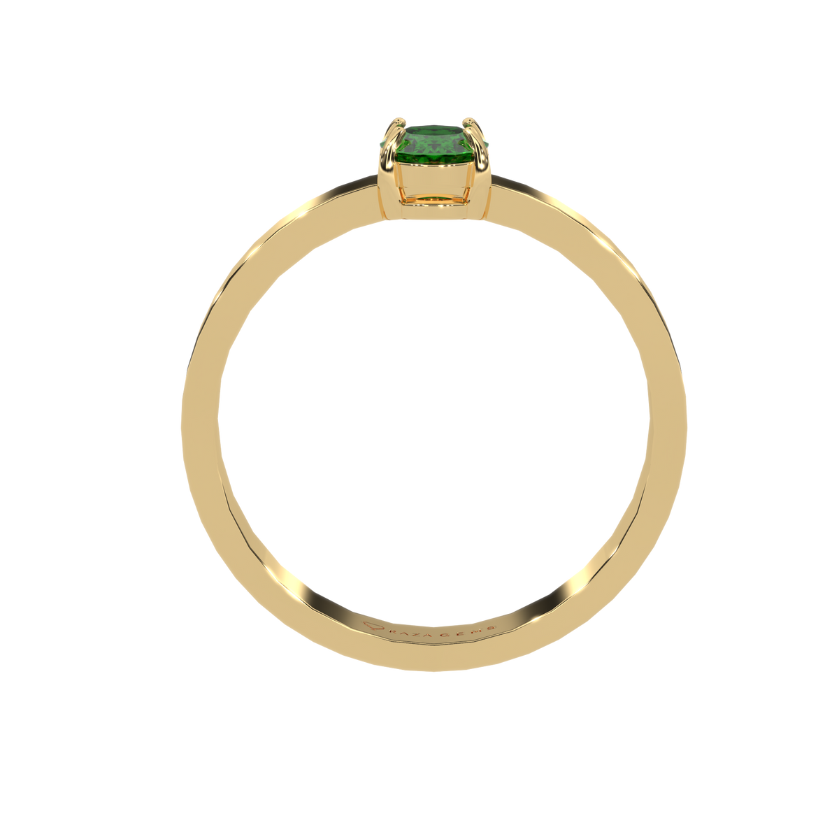 Emerald Ring  ArsalAn 18K Yellow Gold