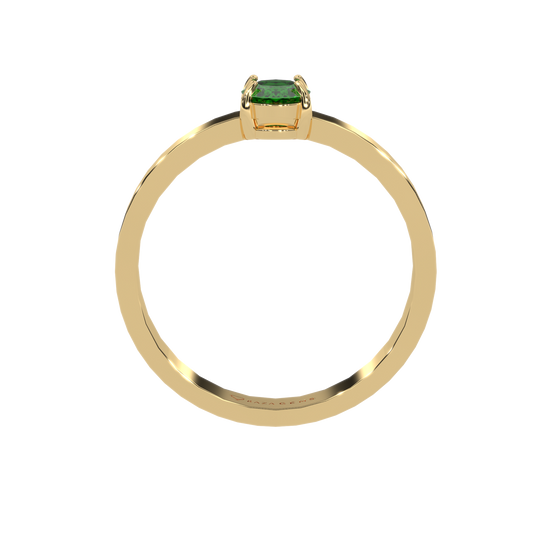 Emerald Ring  ArsalAn 18K Yellow Gold