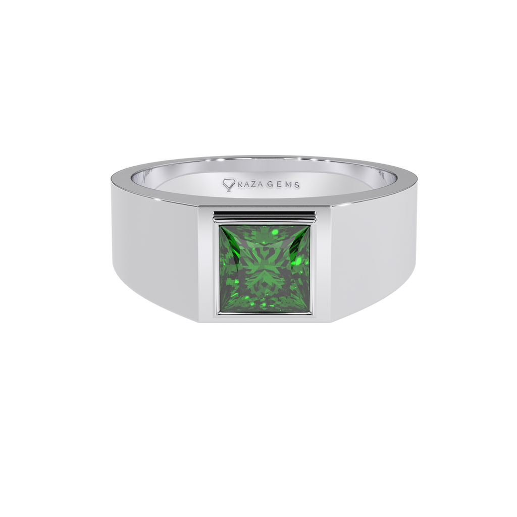 Emerald Ring Atash Silver