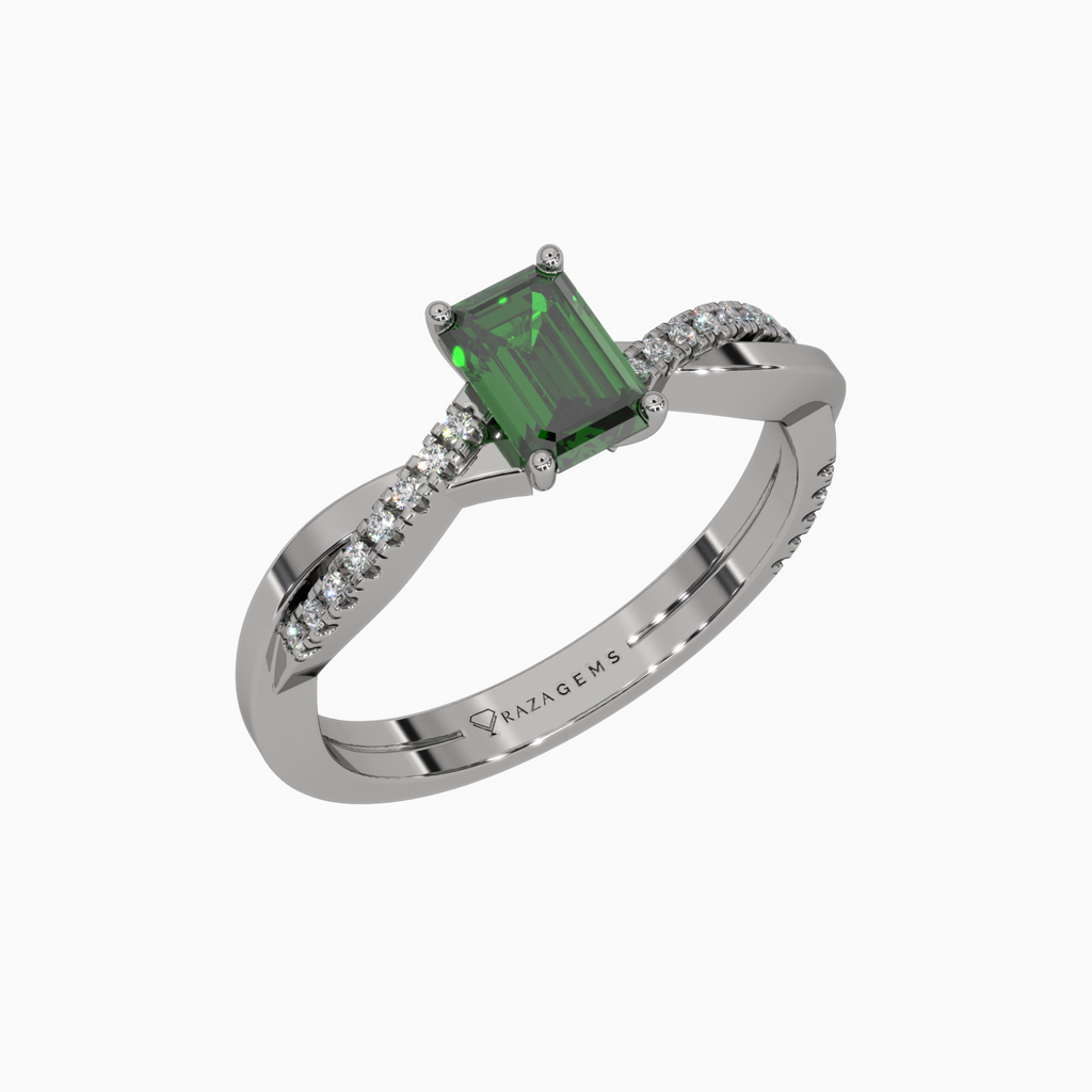 Emerald Ring Atefeh Silver 925