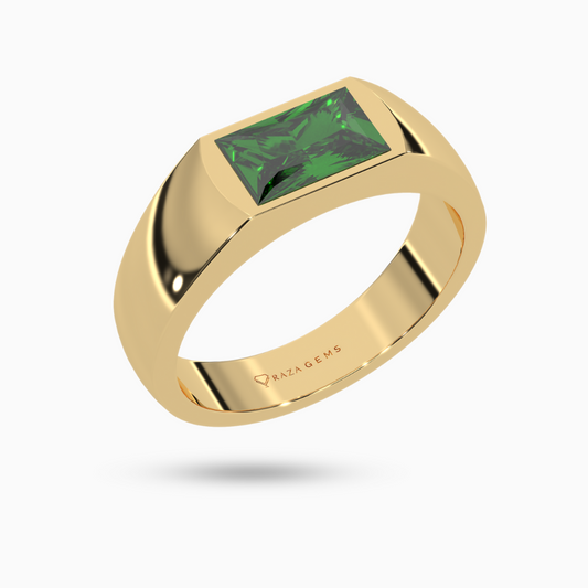 Emerald  Ring  Bozorgmehr 18K Yellow Gold