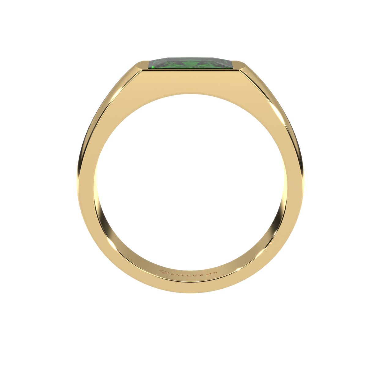 Emerald  Ring  Bozorgmehr 18K Yellow Gold