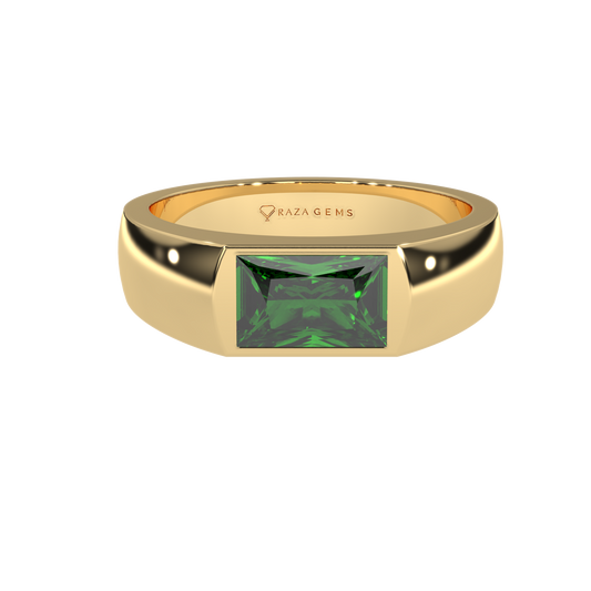 Emerald  Ring  Bozorgmehr 18K Yellow Gold