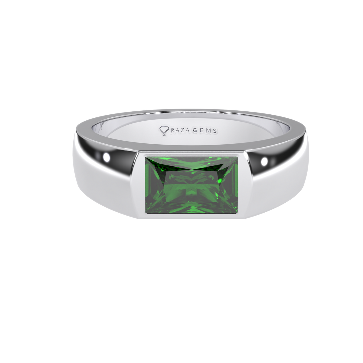 Emerald Ring Changeez Silver