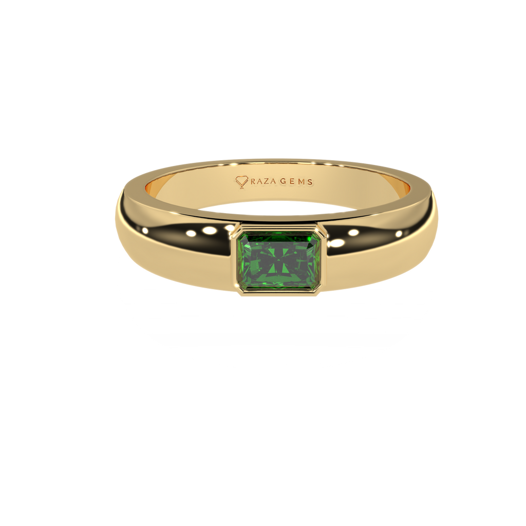 Emerald  Ring  Ebi  18K Yellow Gold