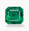 Natural Zambian Emerald Stone 4.87 Carat Asscher Cut Shape Size 9.3x9.5mm