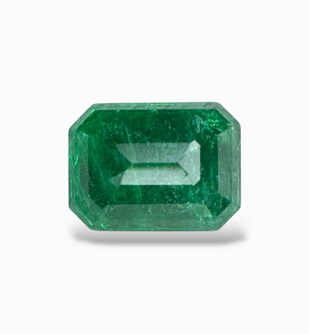 Emerald Stone 1.30 Carats 7.3 X 5.4 mm From Zambia