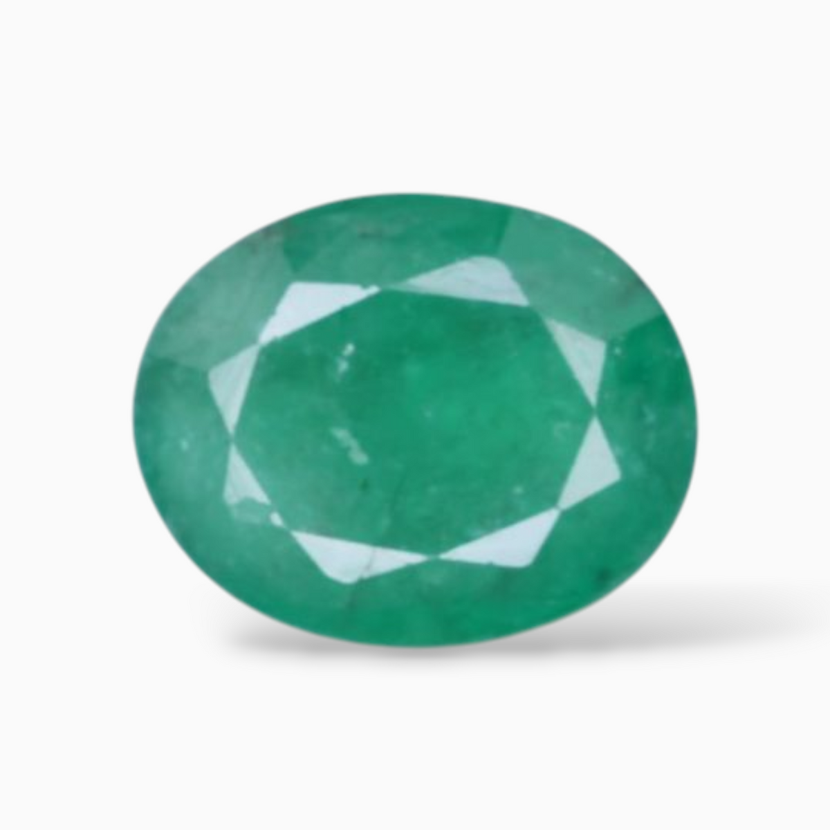 Buy Online Green Emerald Gemstone In Oval Shape 3.21 Carats 11x8.8mm Size
