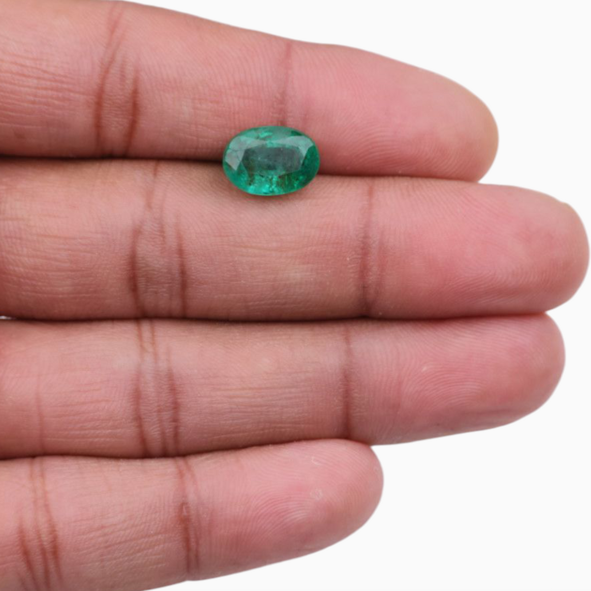Buy Zambian Genuine Emerald For Sale Oval Shape 3.64 Carats 11.7x8.3mm Size