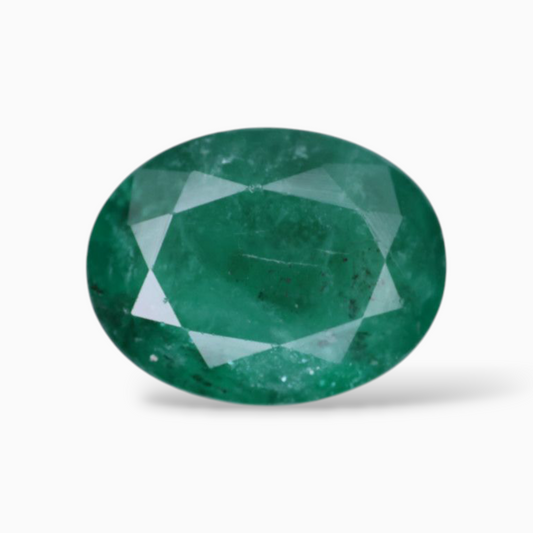 Buy Green Panna Gemstone For Sale Oval Shape 3.34 Carats 11.5x9mm Size