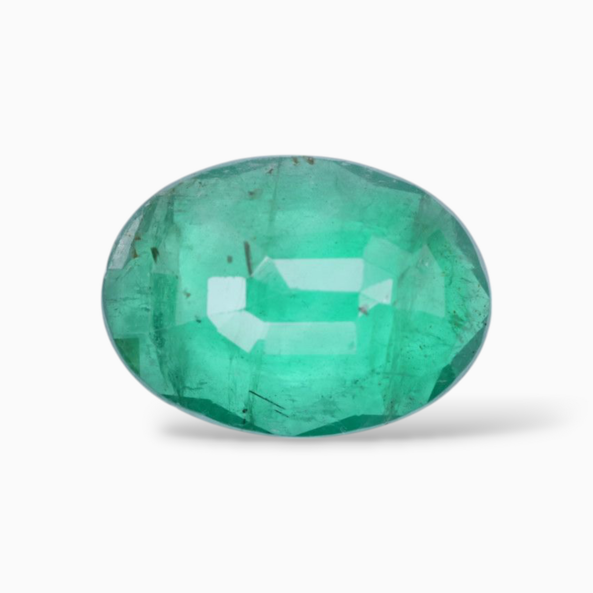Buy Genuine Emerald  For Sale Oval Shape 3.53 Carats 13.4x9.8mm Size