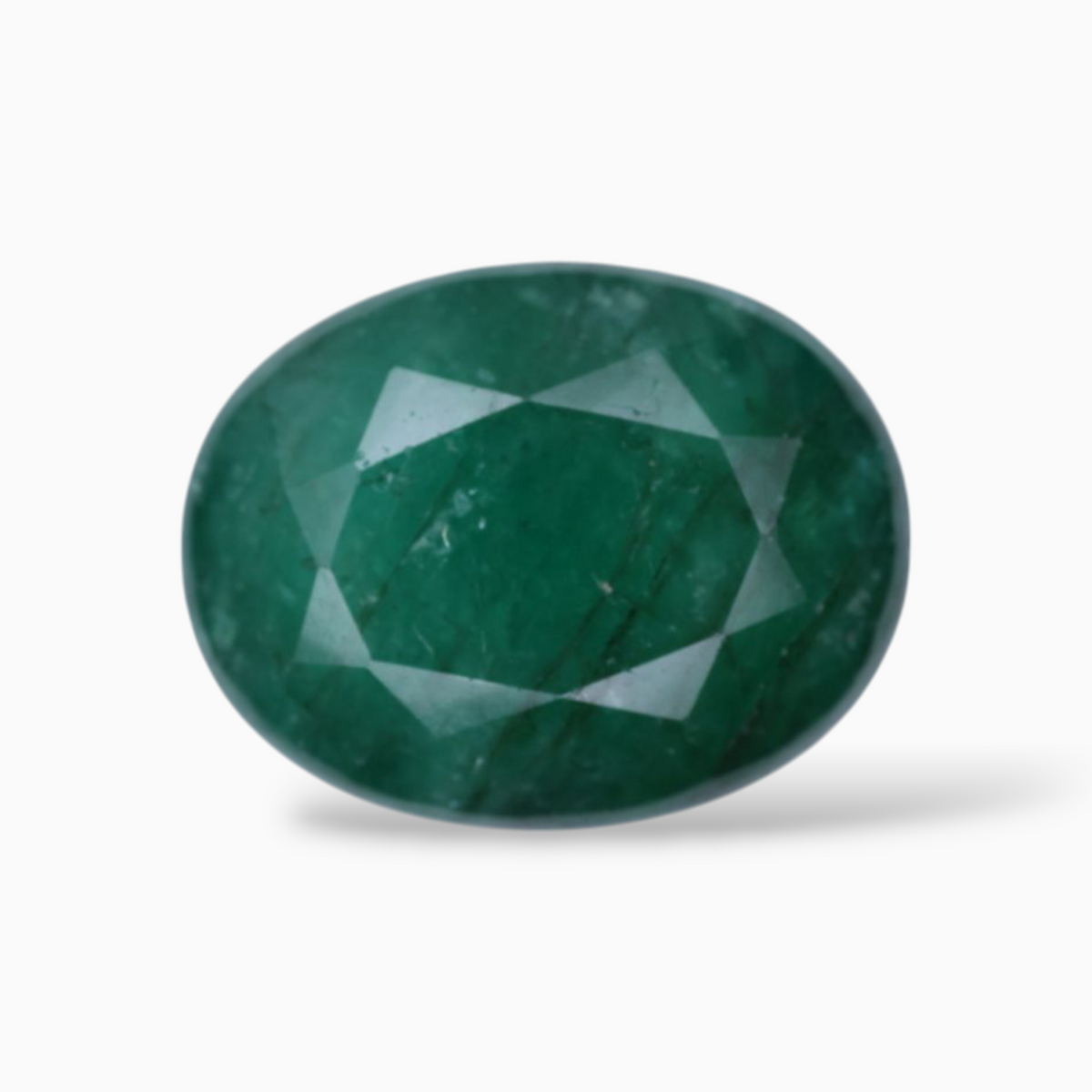 Buy Genuine Emerald Gemstone Oval Shape 6.06 Carats 12.7x10mm Size