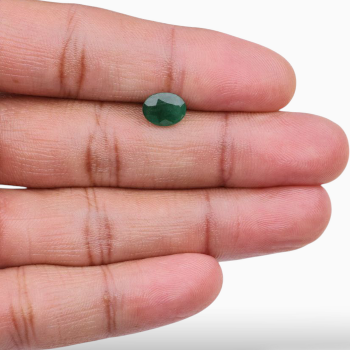 Zambian Emerald Stone For Sale Oval Shape 1.96 Carats 9x7mm Size