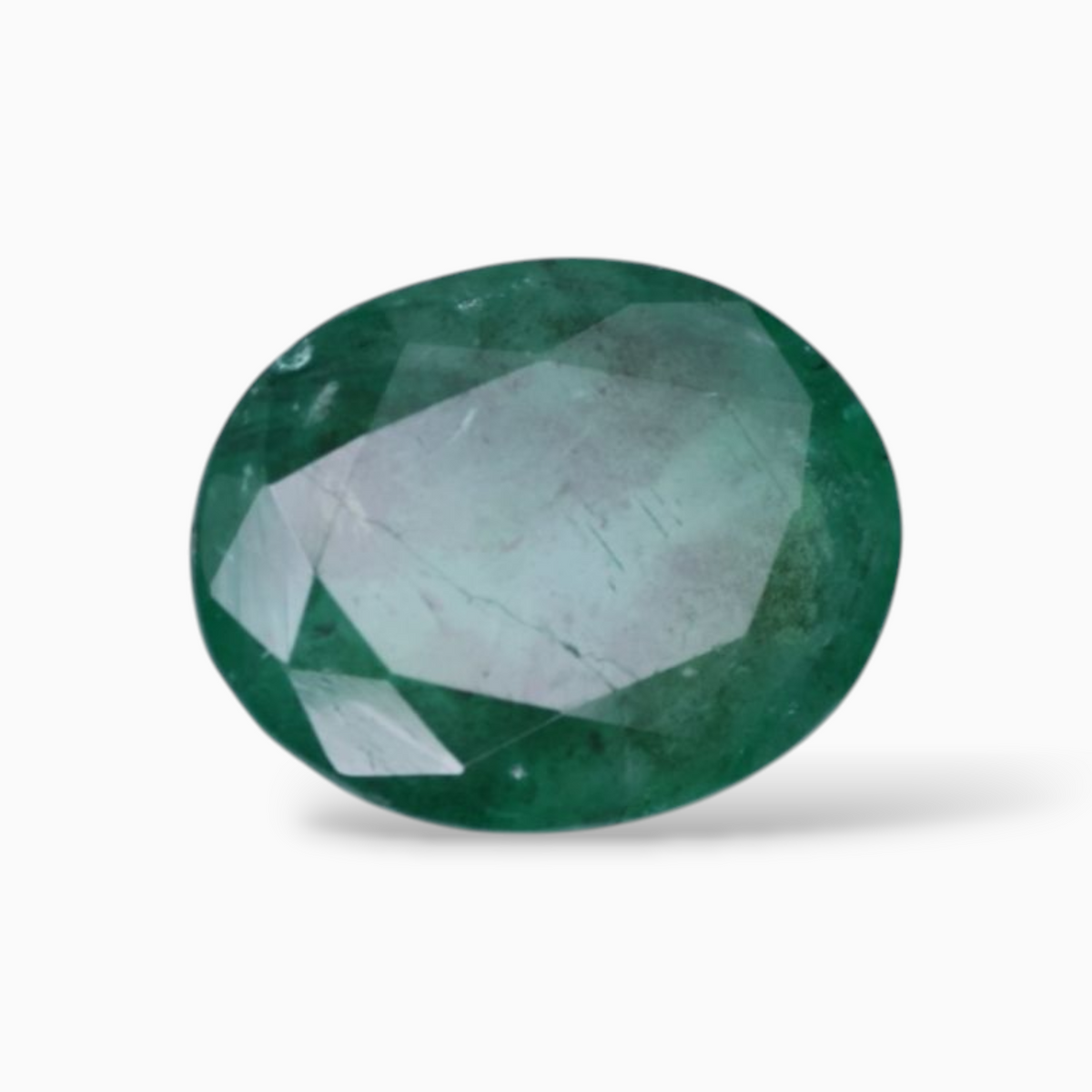 Buy Original Emerald Gemstone Oval Shape 5.66 Carats 12.6x10mm Size