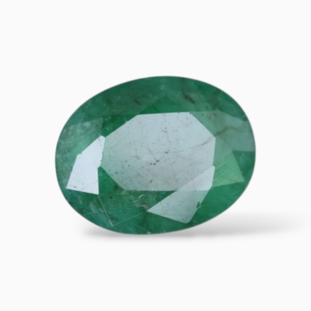 Zambian Panna Stone For Sale Oval Shape 1.52 Carats 8.8x7mm Size