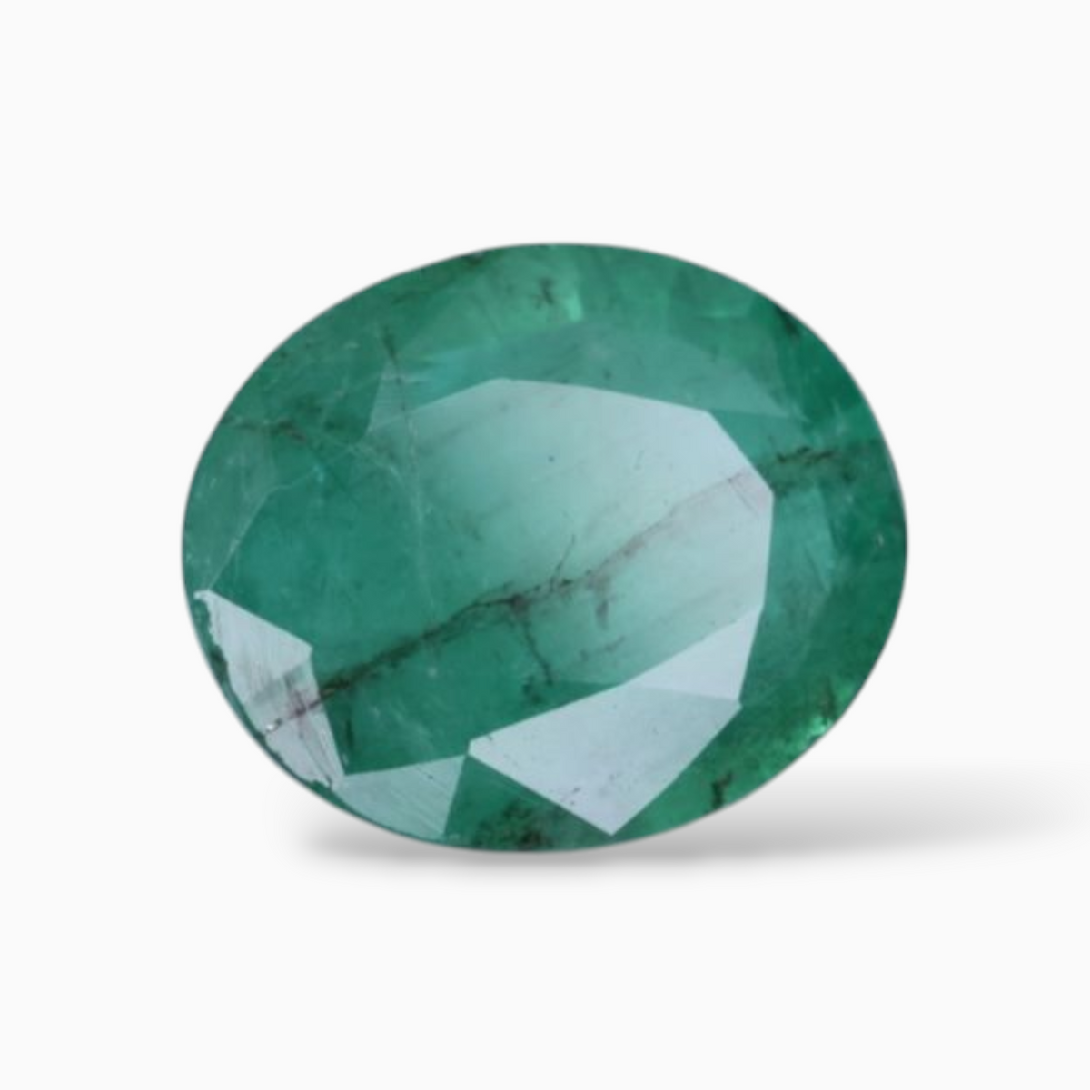 2.17 Carats Original Emerald Gemstone In Oval Shape & Size 9.8x8.1mm