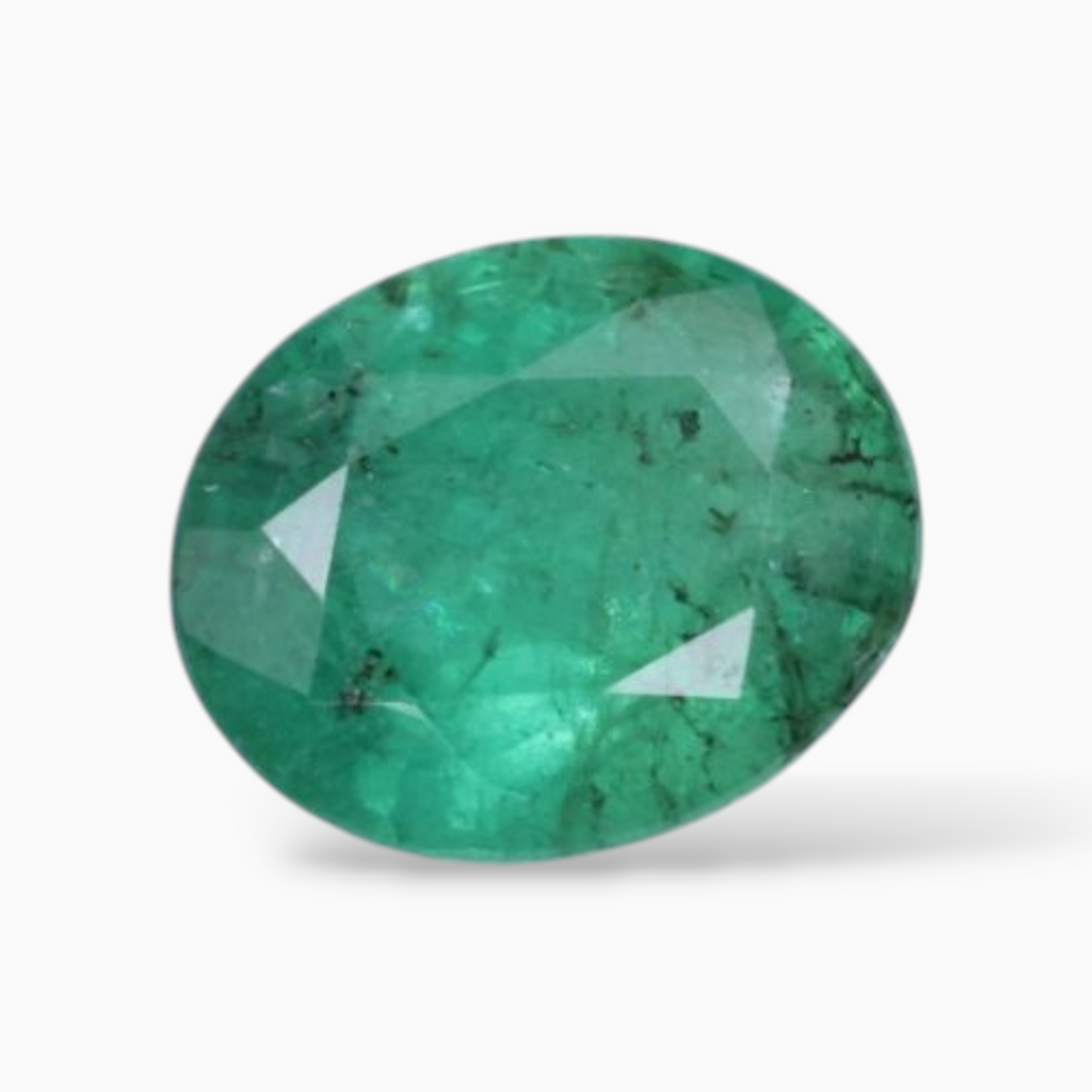 Buy Emerald Stone Online In Oval Shape 2.40 Carats 10.1x8mm Size