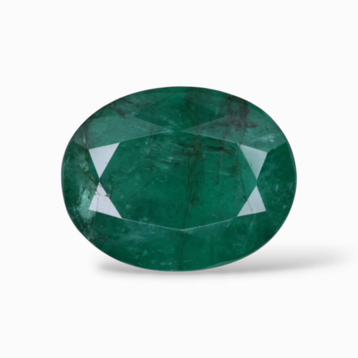 Buy Natural Emerald Gemstone Oval Shape 5.07 Carats 12.8x10.1mm Size