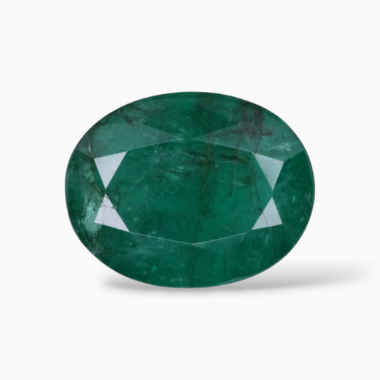 Buy Natural Emerald Gemstone Oval Shape 5.07 Carats 12.8x10.1mm Size