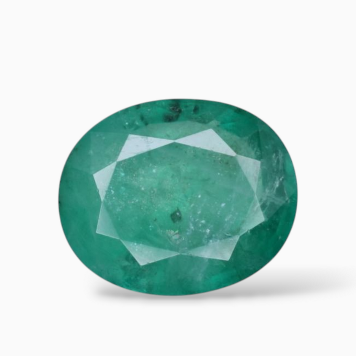 3.78 Carats Natural Emerald Gemstone In Oval Shape & Size 11.7x9.6mm