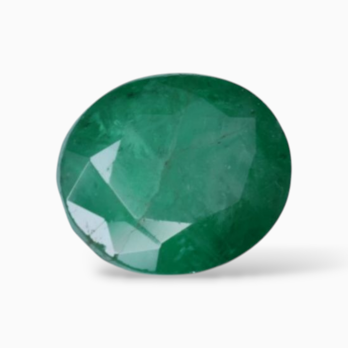 4.11 Carats Original Emerald Gemstone In Oval Shape & Size 10.5x9mm