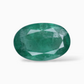 1.57 Carats Green Emerald Gemstone In Oval Shape & Size 9.7x6.4mm
