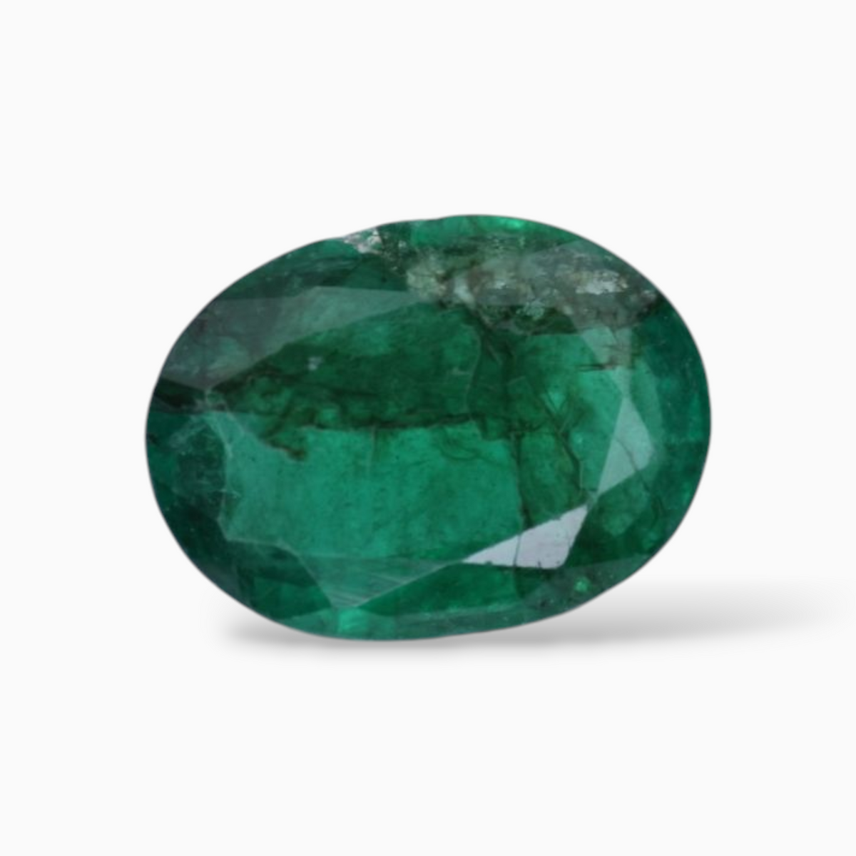 Buy Natural Zambian Emerald Stone For Sale Oval Shape 1.48 Carats 9.5x7mm Size