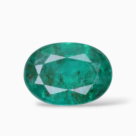 Buy Zambian Genuine Emerald For Sale Oval Shape 3.64 Carats 11.7x8.3mm Size