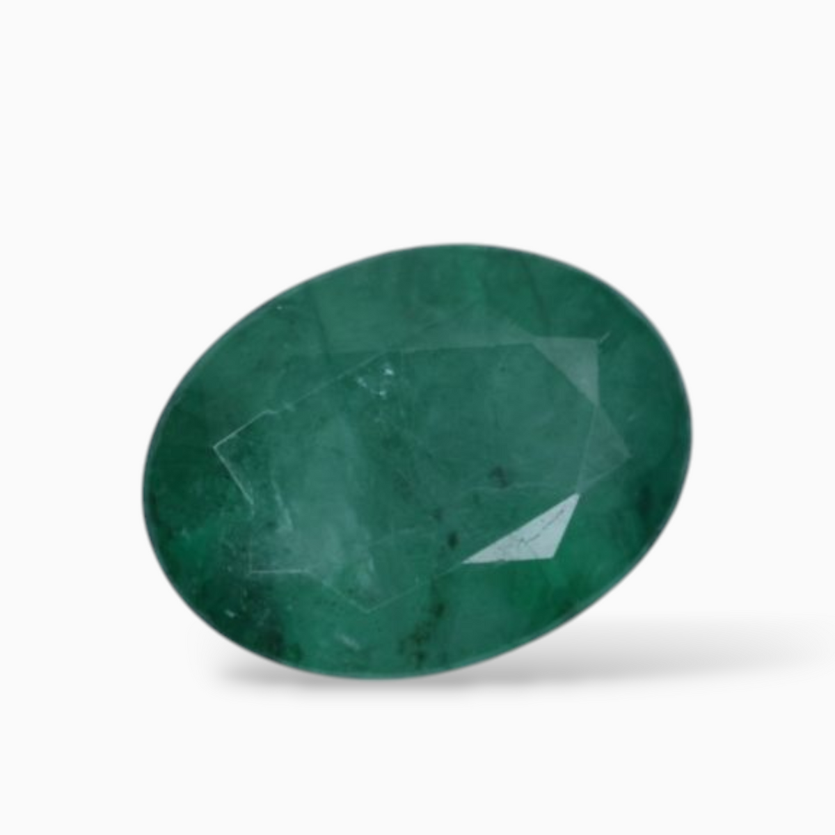 Natural Green Emerald Gemstone For Sale Oval Shape 1.29 Carats 8x6mm Size